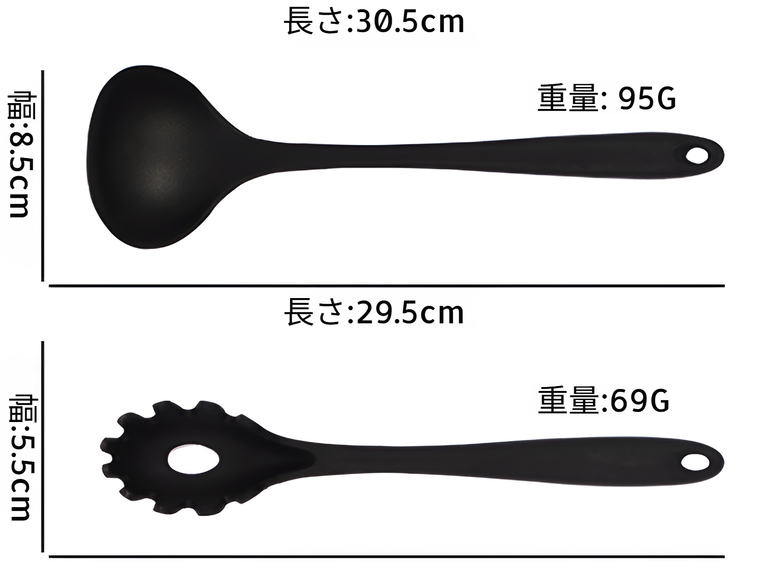 初心者にも使いやすいシリコン製キッチンツール