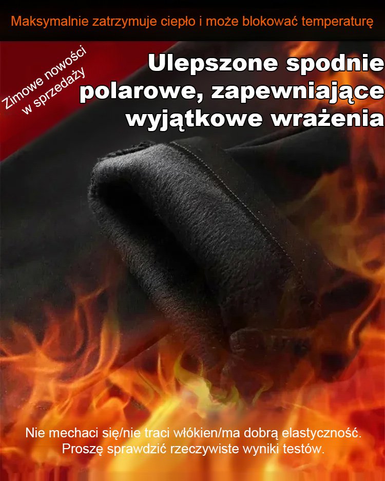 【Ciepło nawet przy -30℃】 Jesienne biznesowe spodnie o prostym kroju