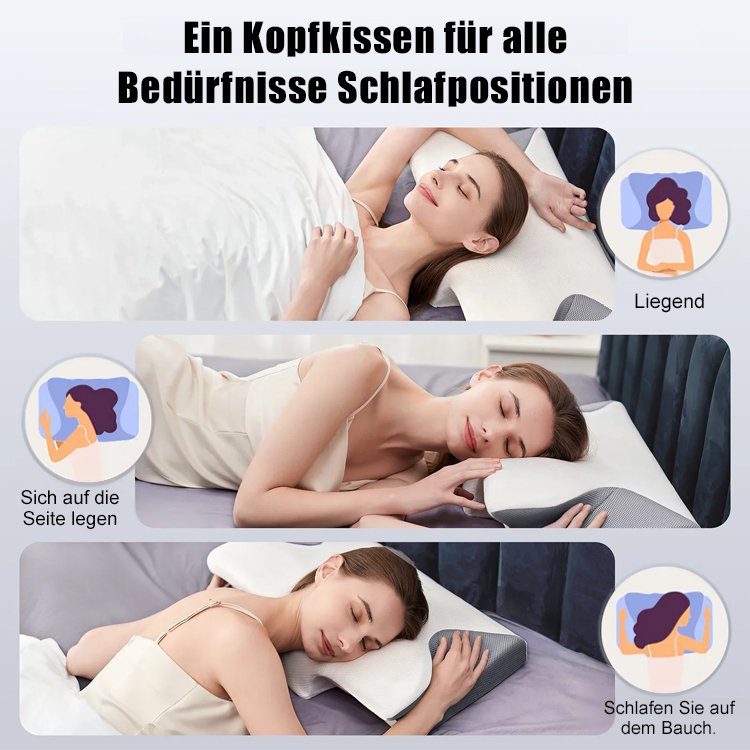 Multidirektionales Schlafhilfekissen in Schmetterlingsform