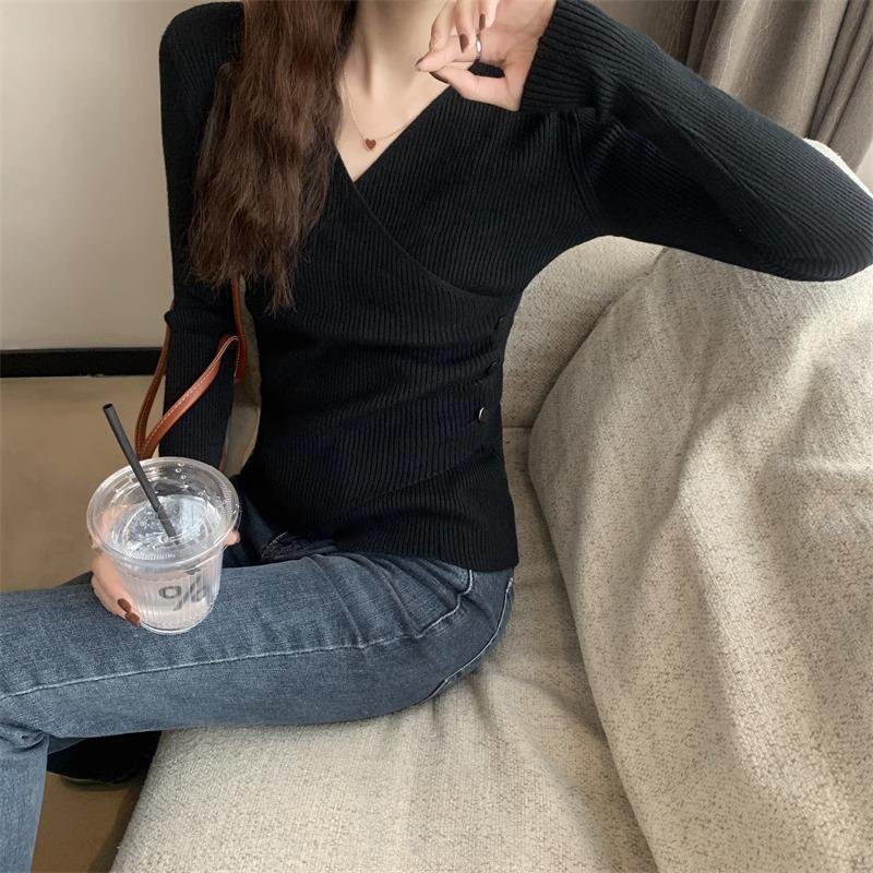 이너 여성 시크 터틀넥 니트 톱 스웨터 이너 시크 터틀넥 니트 톱