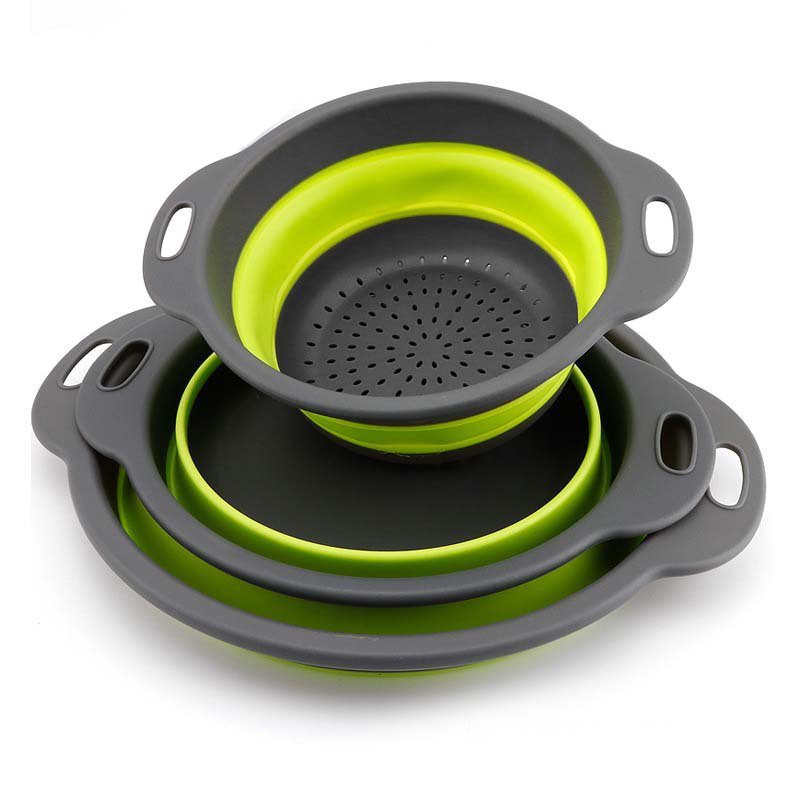 Skládací odkapávací mísa na mytí zeleniny