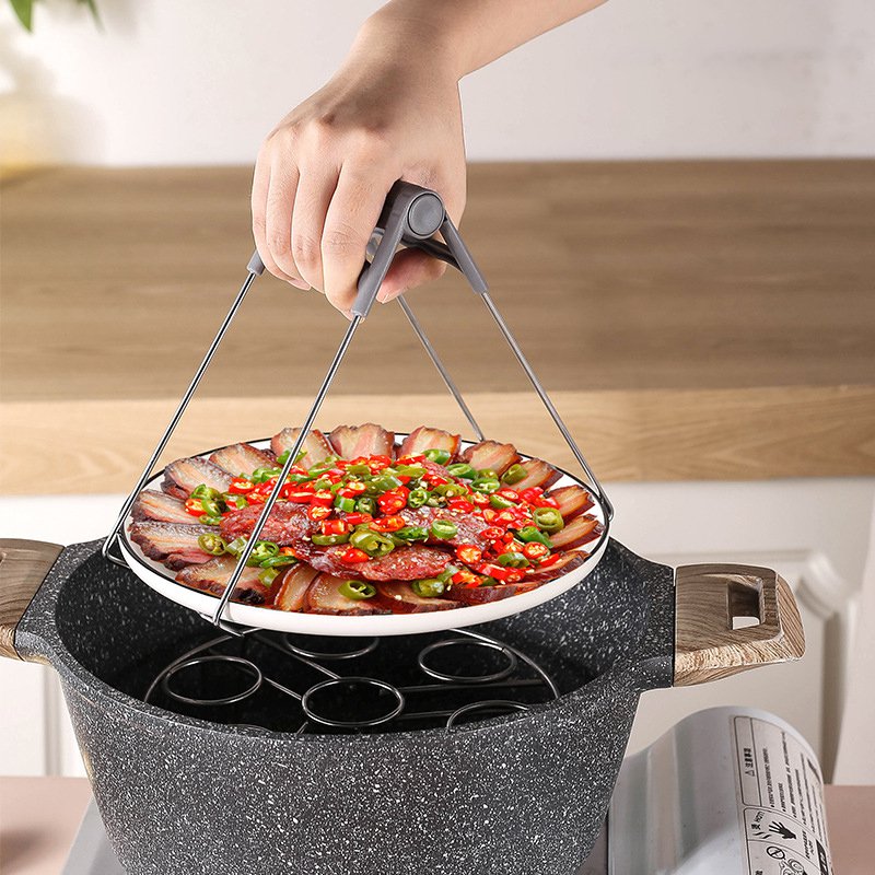 Kuchyňské protiskluzové kleště na talíře