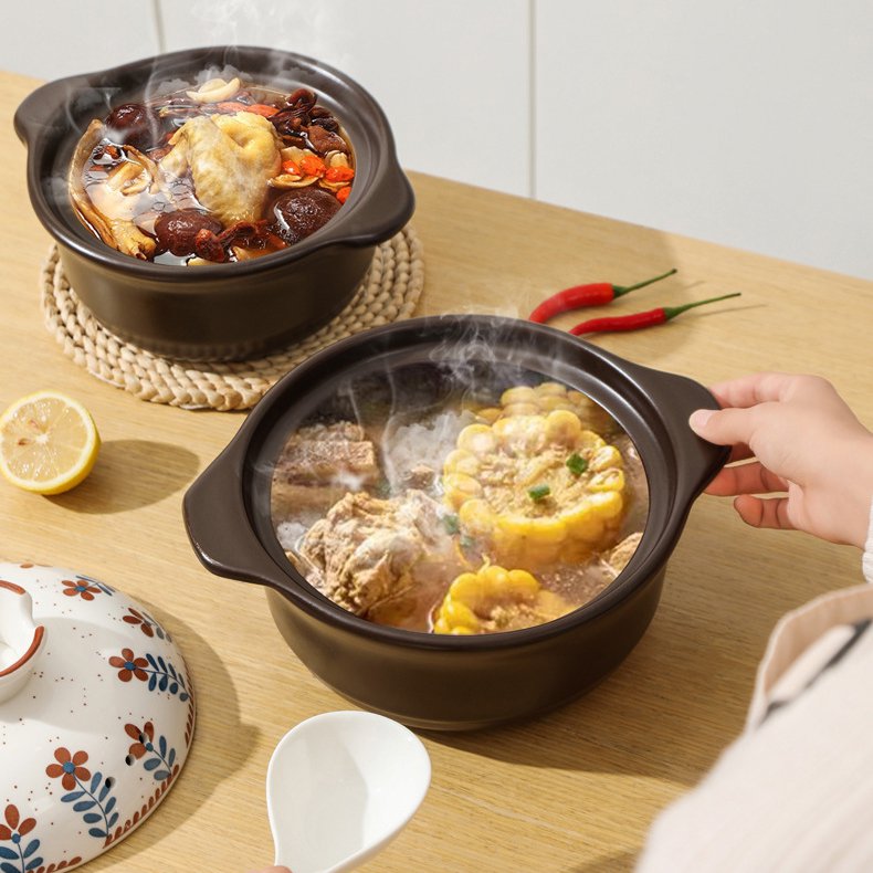 Keramický kastrol na kaši bez praskání