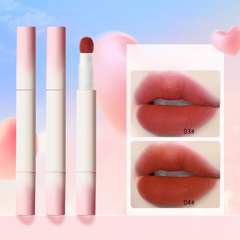 Měkká matná rtěnka se snadno nešpiní od košíčků a nevybledne