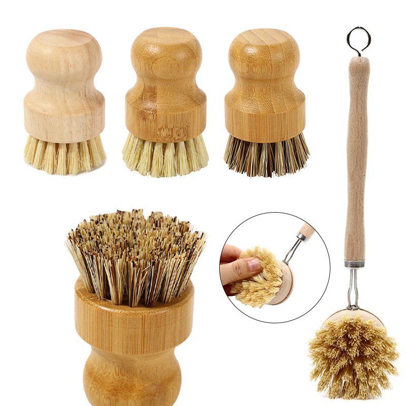 Čisticí kartáč na nádobí z agáve