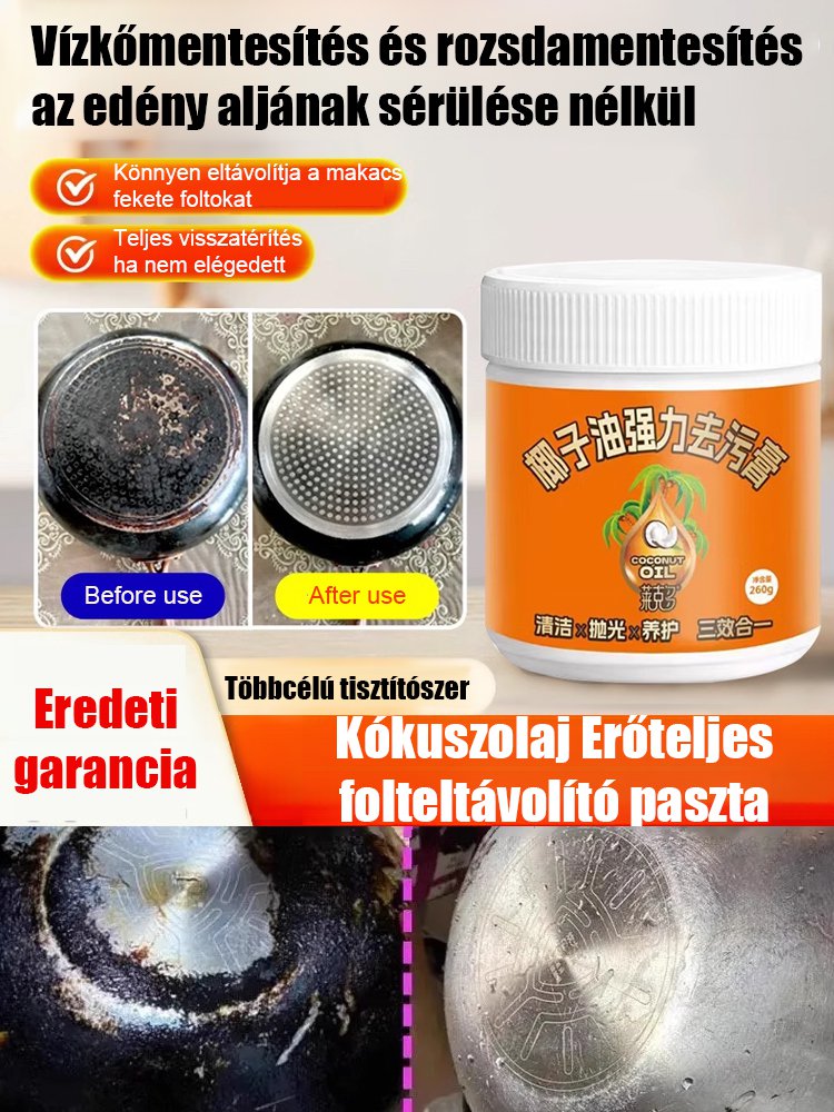 Kókuszolaj erős folt eltávolító