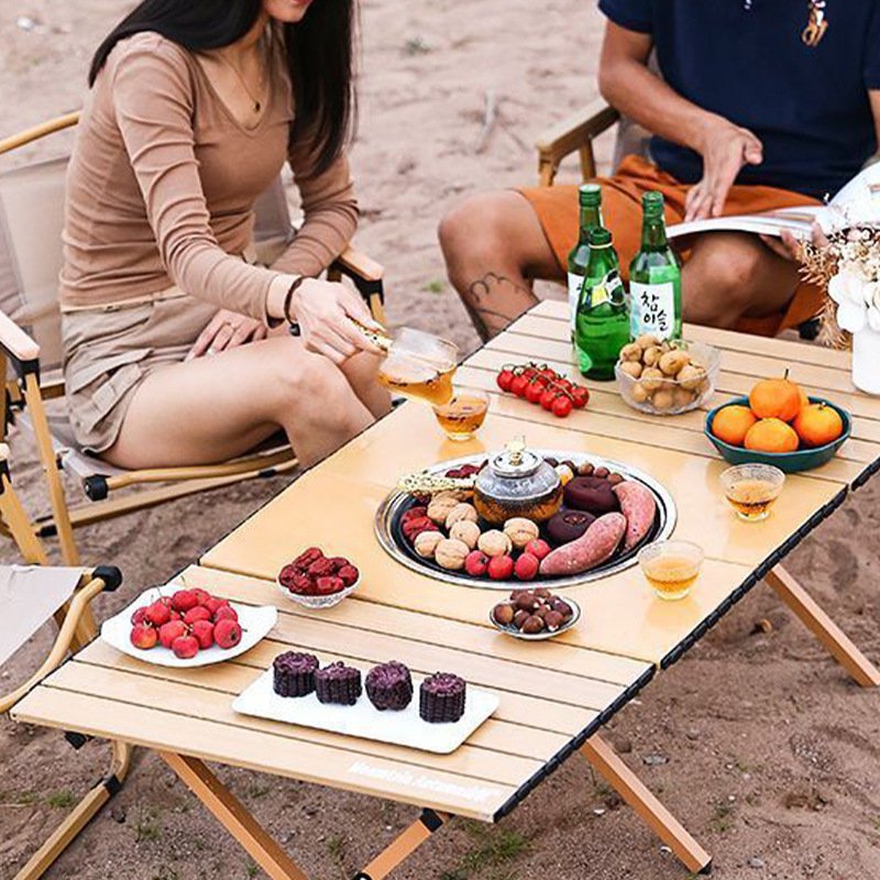 Venkovní stůl kempování terasa grilování piknik