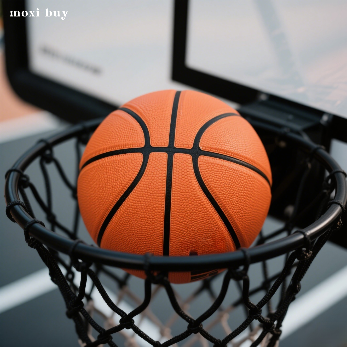 ลูกบาสเก็ตบอลวัสดุทนทานเหมาะกับสนามกลางแจ้ง