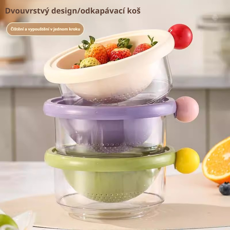 Roztomilý 2v1 košík na mytí nádobí