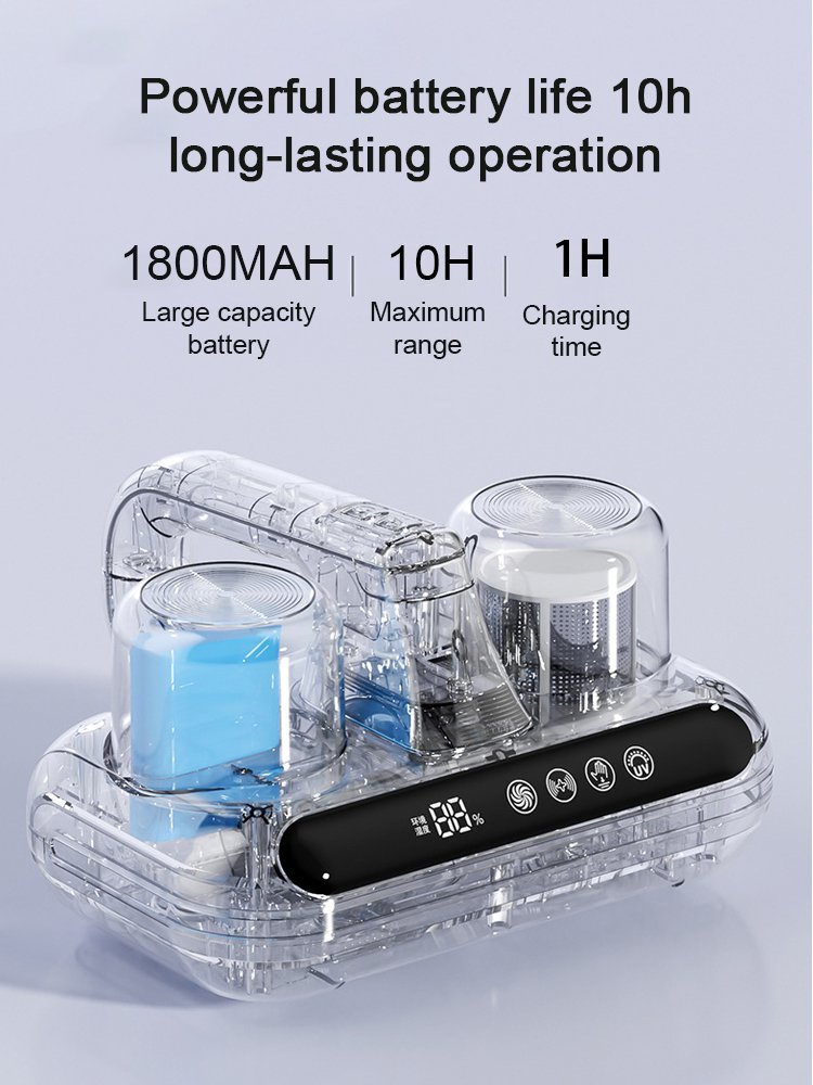 Humidity display double tap mite removal artifact