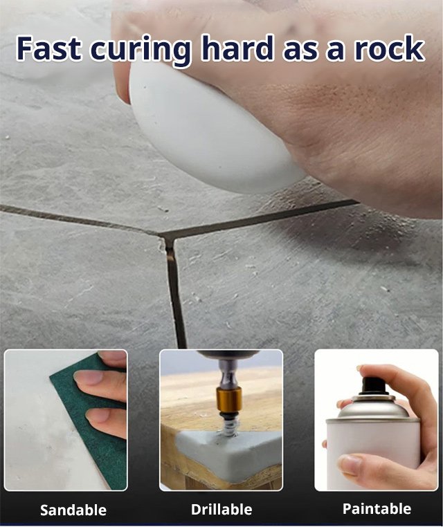 Multi-functional plastic steel clay iron repair adhesive