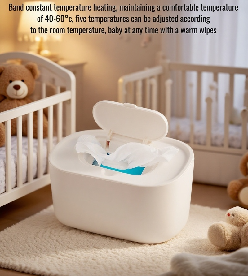 Easy-to-use baby wipe warmer