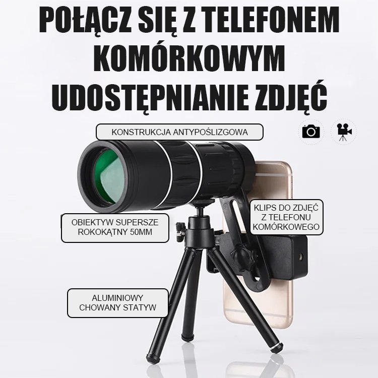 Monokular HD z noktowizorem