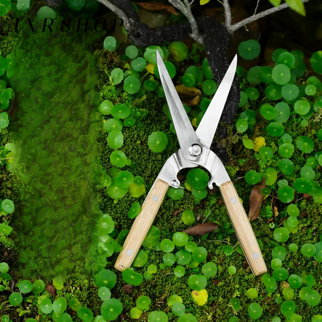 Jardín flores arte floral tijeras