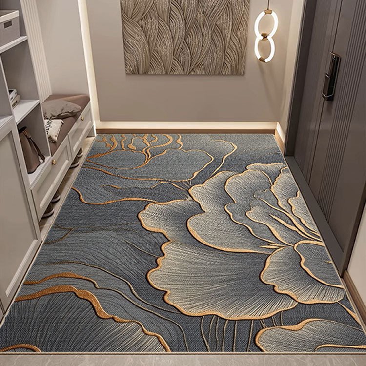 พรมเช็ดเท้าหน้าประตูผ้ากำมะหยี่คริสตัลสไตล์โบฮีเมียน รุ่นฮิตขายดี