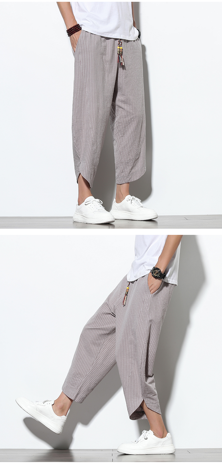 動きやすいルーズフィットワイドパンツ