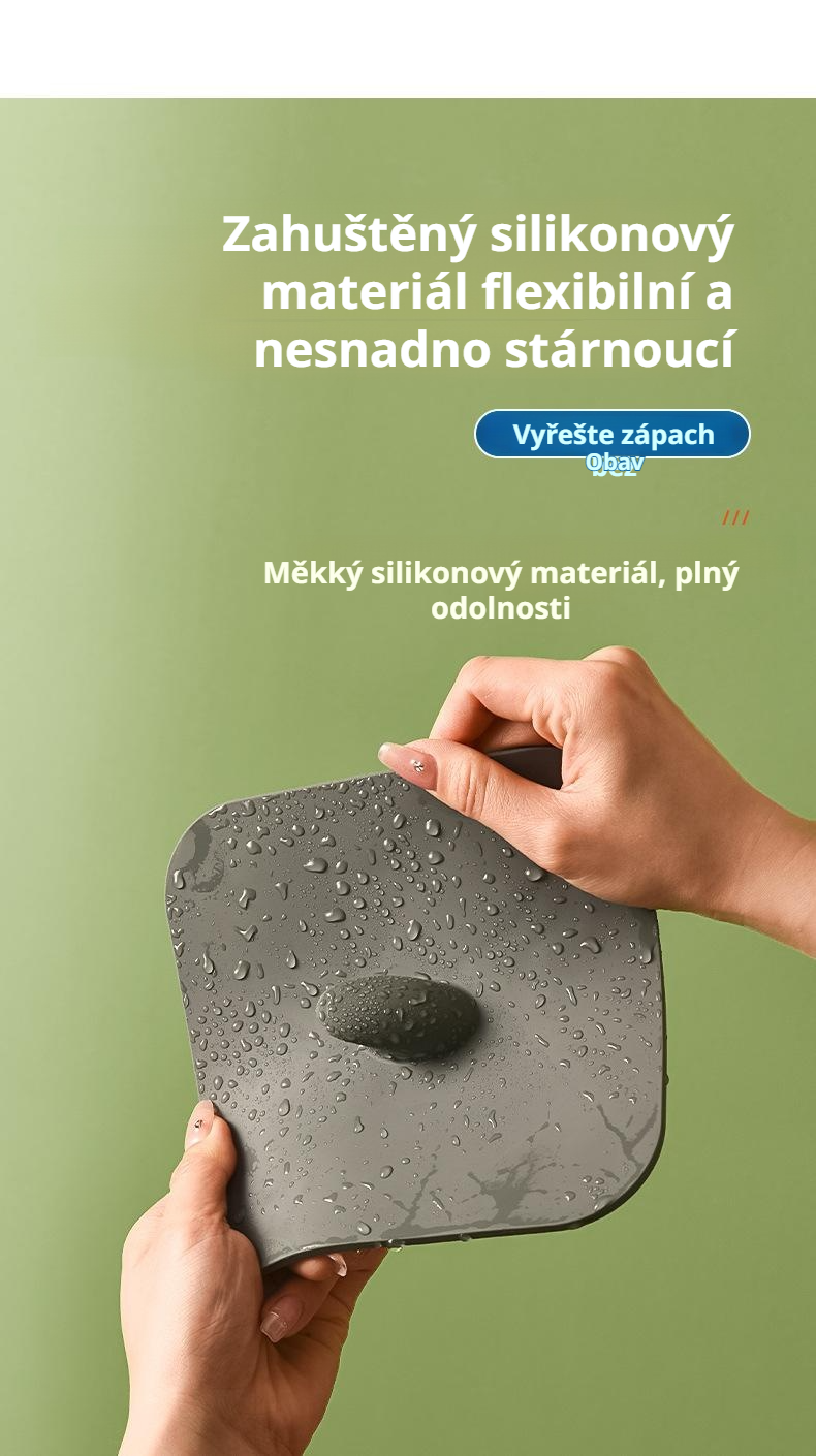 Detail silikonové podložky na podlahový odtok