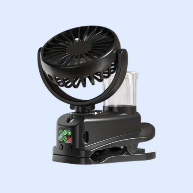 噴霧清涼桌上型夾子風扇