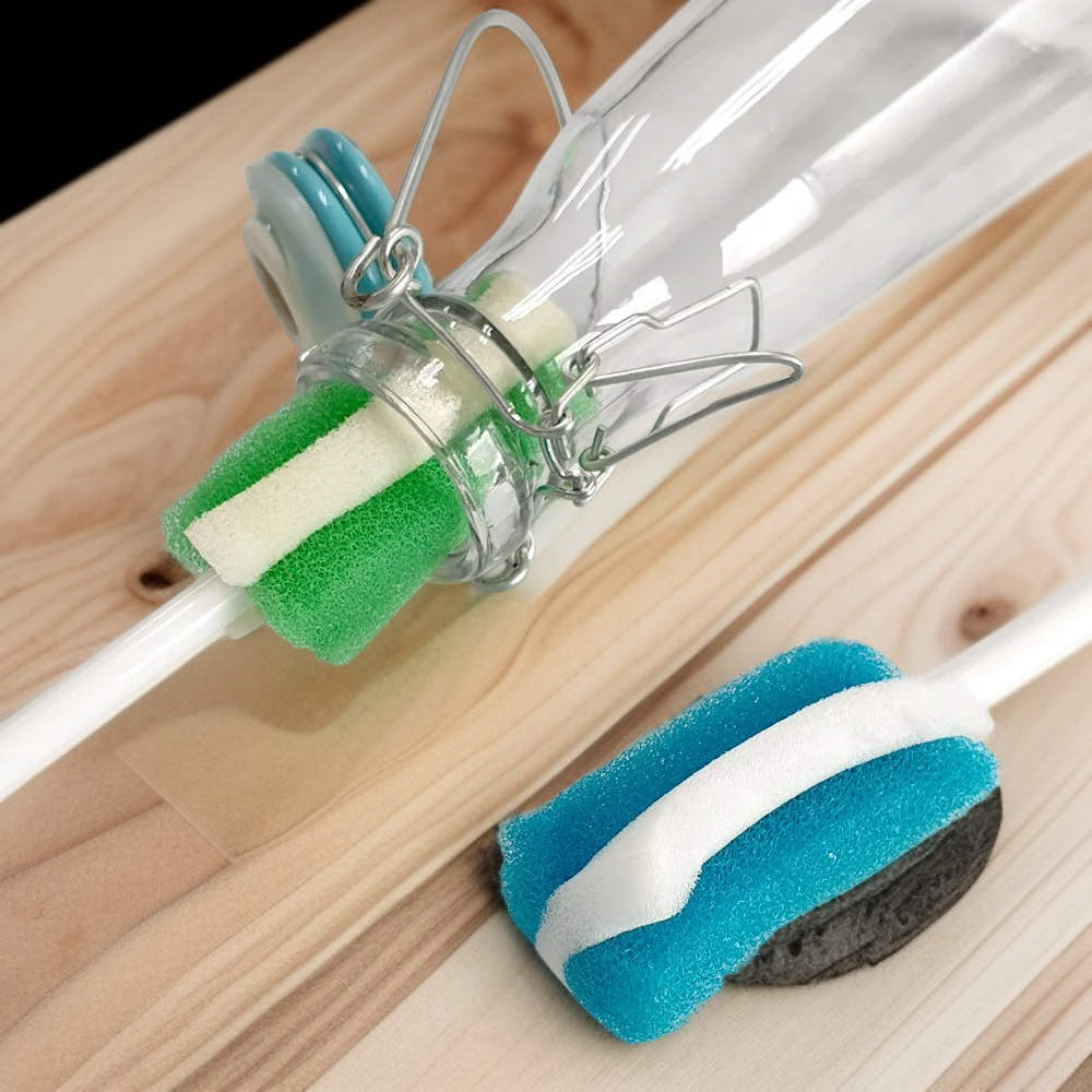 긴 손잡이 스펀지 컵 브러시