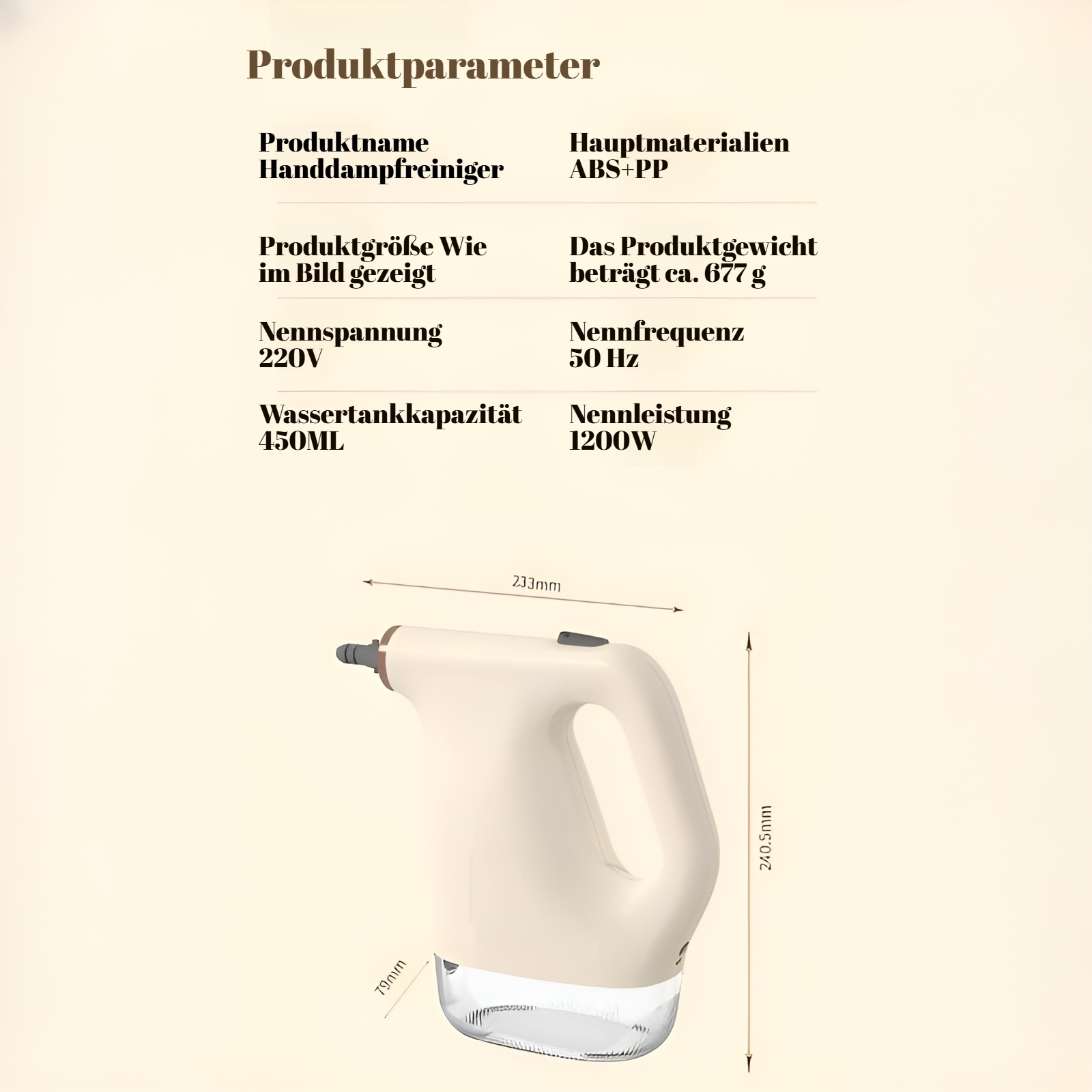 JMY Hochtemperatur- und Hochdruckdampfreiniger