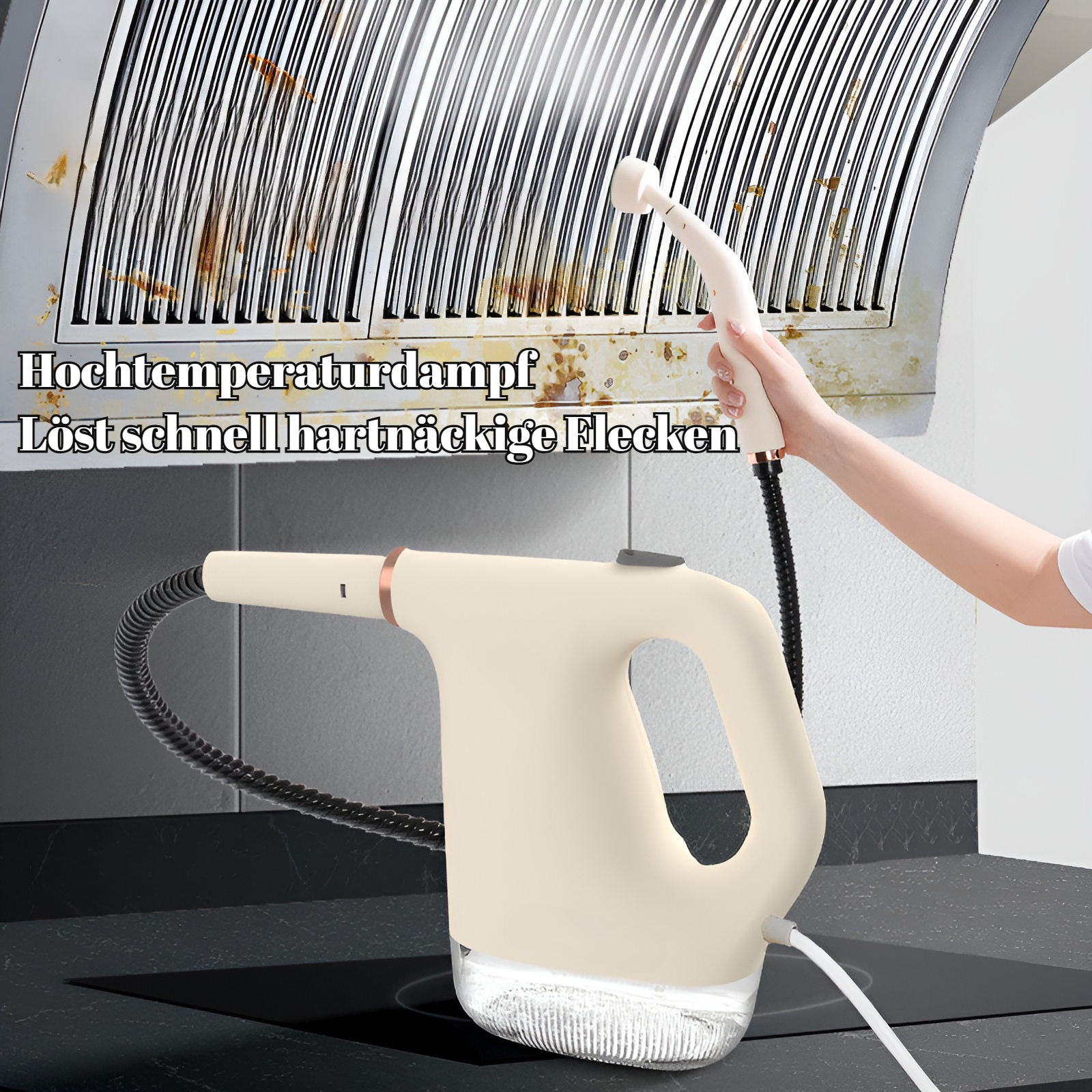 JMY Dampfreiniger entfernt hartnäckigen Schmutz mit Hochdruck