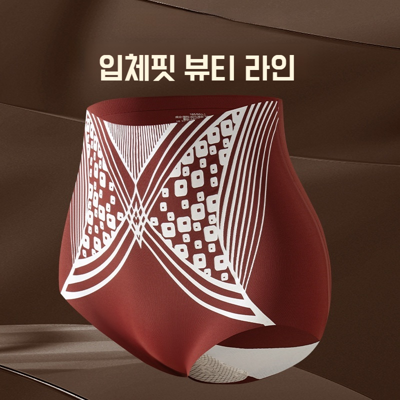 코믹 허리 리퀴드 바디 하이웨스트 조거 팬츠 여삼각팬티