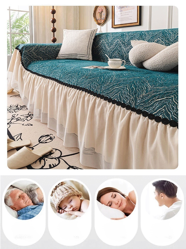 고중량 방주름  고급 쿨링 소파 커버