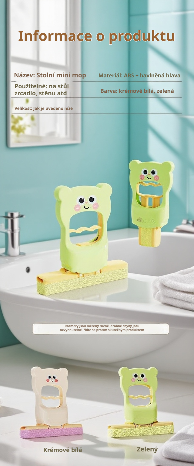 Praktický mop bez nutnosti praní v ruce