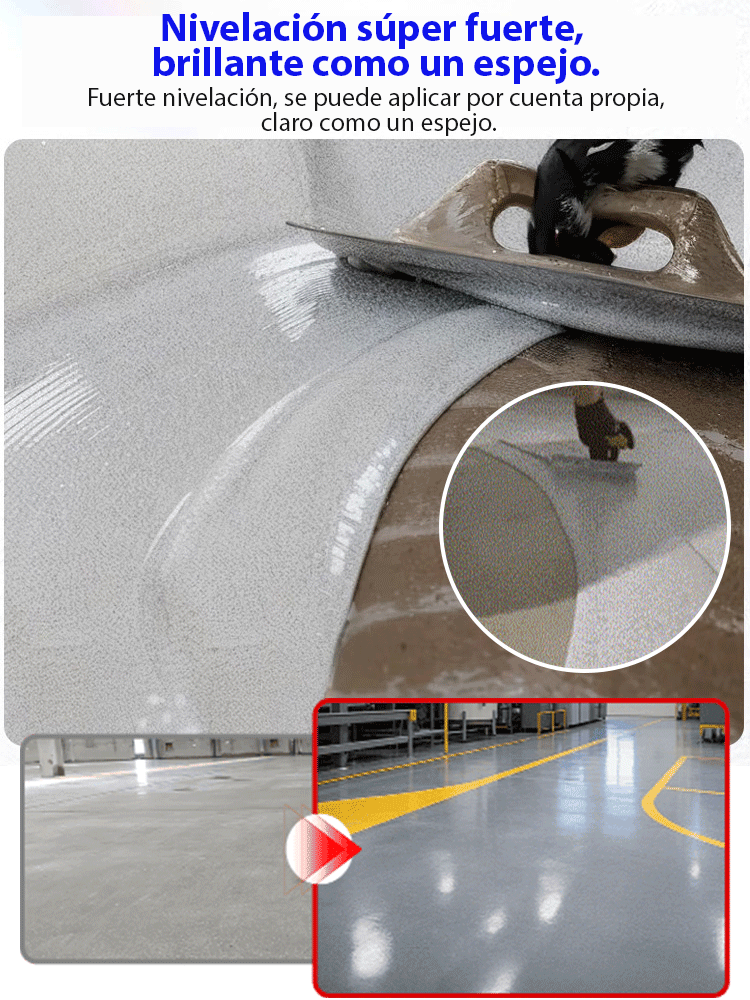 【Enviar agente de curado】Pintura para pisos de arena de  colores epoxi imitación mármol.