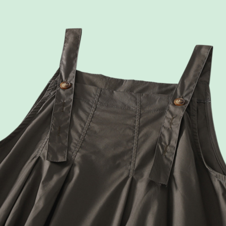 A라인 슬립 빅 플레어 스커트