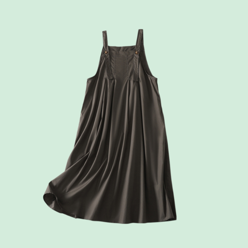 A라인 슬립 빅 플레어 스커트