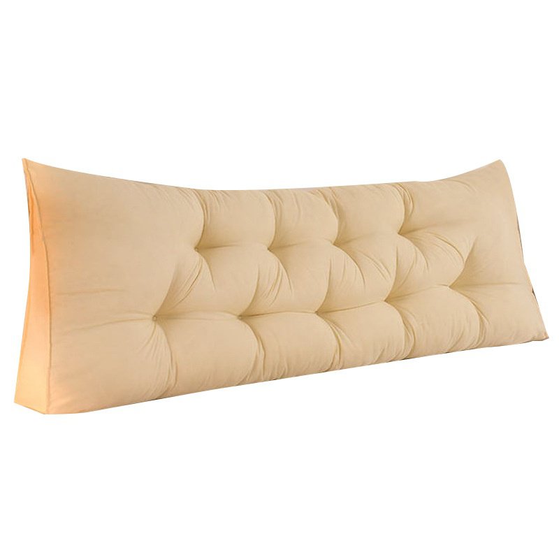 더블 침대 머리 쿠션 두꺼운 소프트백 롱 쿠션 삼각 플로팅 다다미 전용 등받이