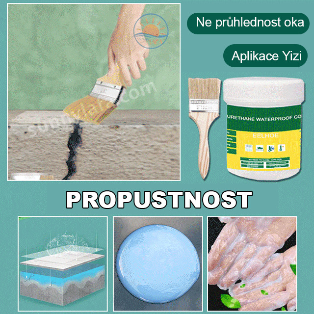 Průhledný vodotěsný zázrak