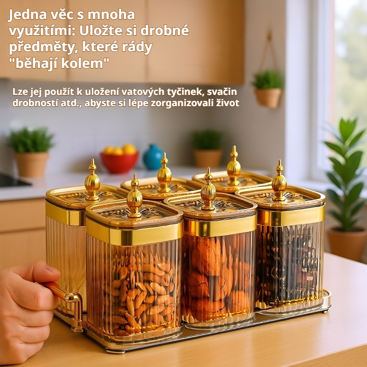 Luxusní dóza na pečivo a sušené ovoce z vysoce kvalitního materiálu