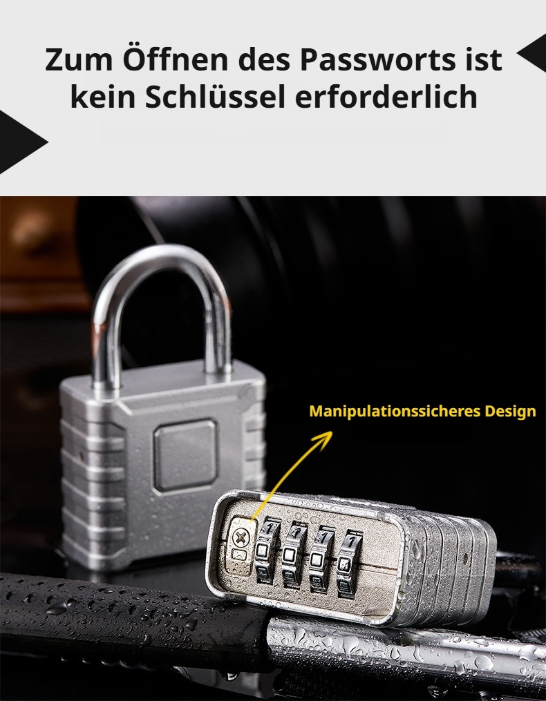 Großes Passwort-Vorhängeschloss, Hardware-Lagerverwaltungsschloss, Hoftür, Studentenwohnheimtür, Ver