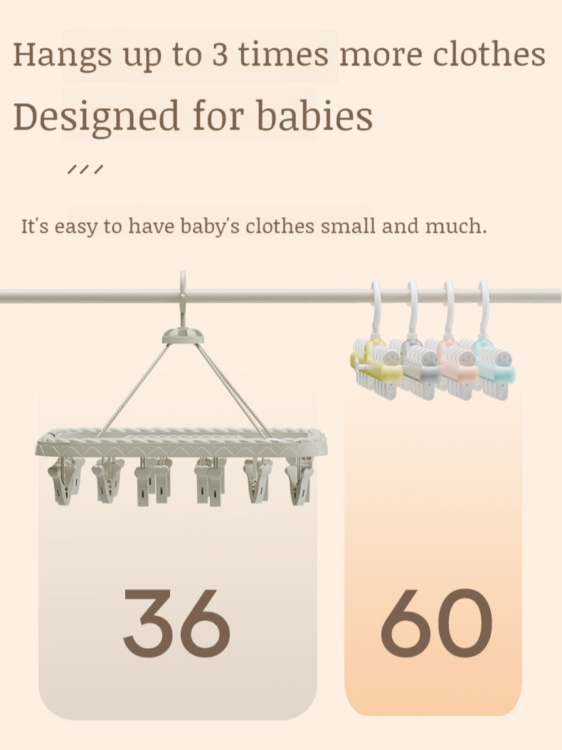 Household multifunctional drying sock clamps