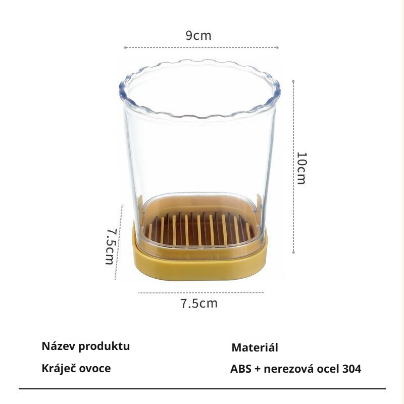 Kuchyňský nerezový kráječ na ovoce a zeleninu, vzorový kráječ