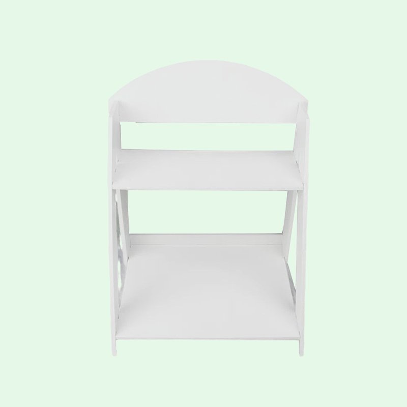 Desktop storage rack office flower pot plant succulent rack cosmetics double-layer storage rack crea