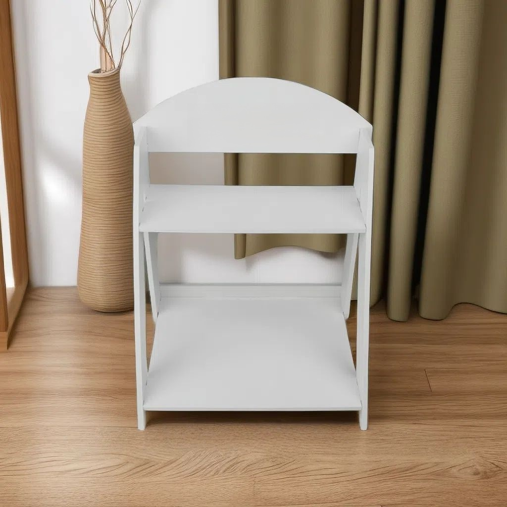 Desktop storage rack office flower pot plant succulent rack cosmetics double-layer storage rack crea