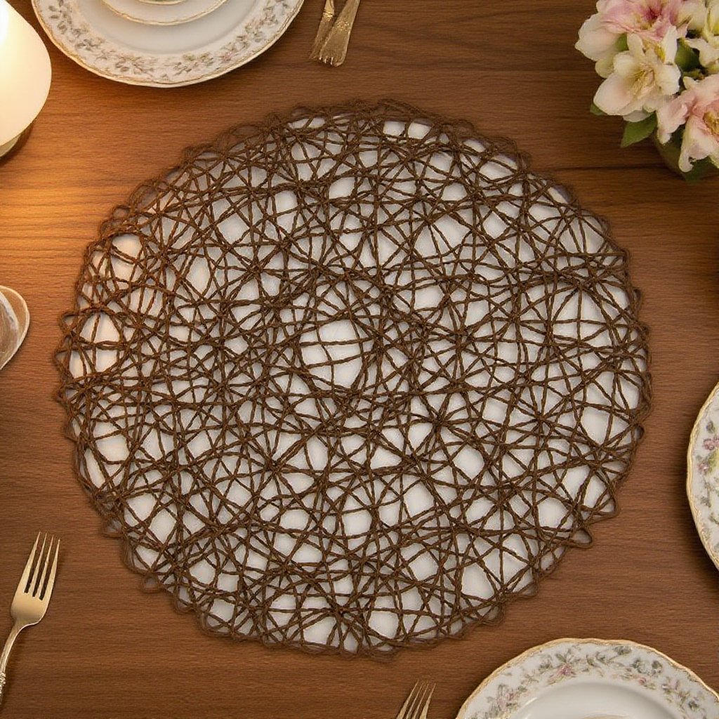 따뜻한 분위기의 수작업 쿠션