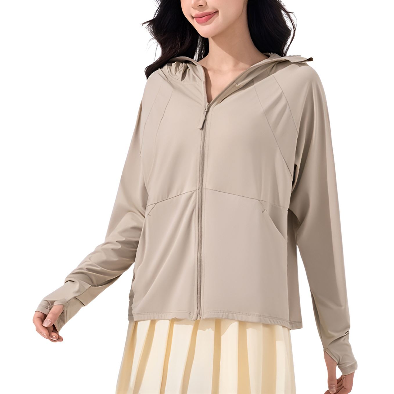 女性用アウトドア日焼け止め服、超かっこいい日焼け止め服アウターカーディガンジャケット女性高品質日焼け止め服女性通気性軽量日焼け止め服夏