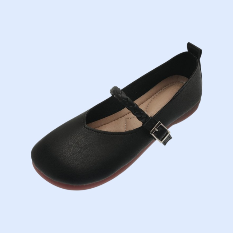 スクエアトゥフラットシューズ