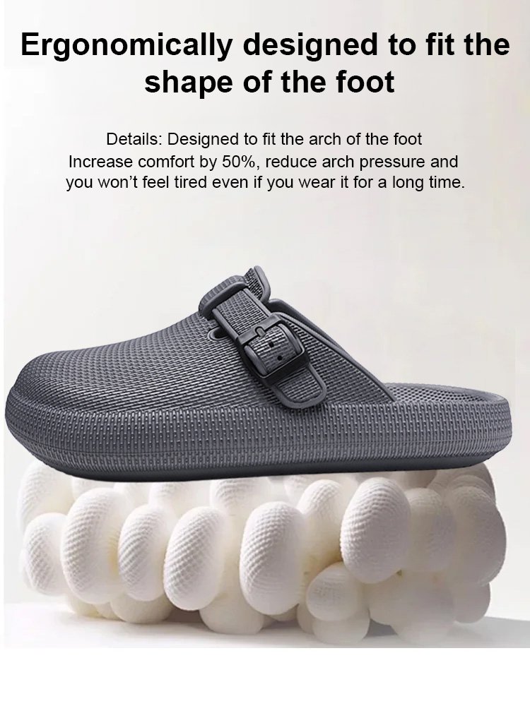 Birkenstock non-slip closed toe half-slip sandals