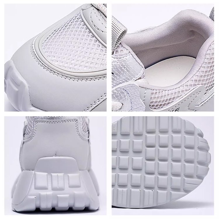 여성 통기성 통굽 운동화