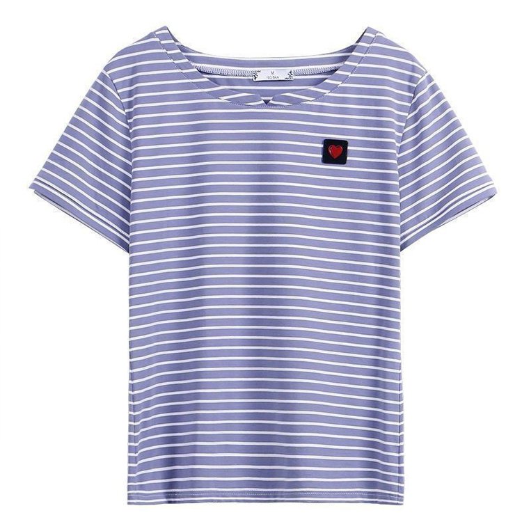 レディースボーダー柄Tシャツ