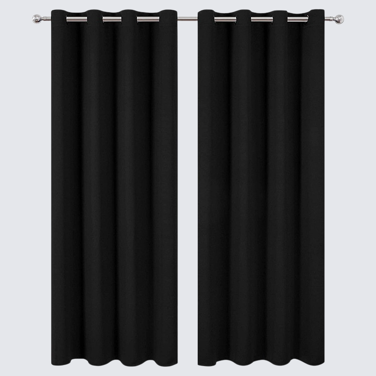 高精度断熱遮光カーテン 完成品 リビング・寝室用 穴あけ不要