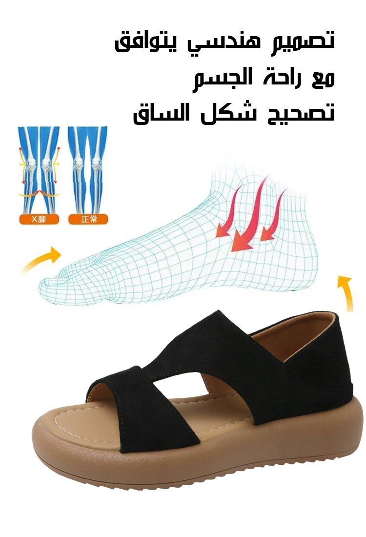 【تصحيح الحوض】صندل روماني بنعل ناعم وامتصاص جيد للصدمات وتهوية ممتازة