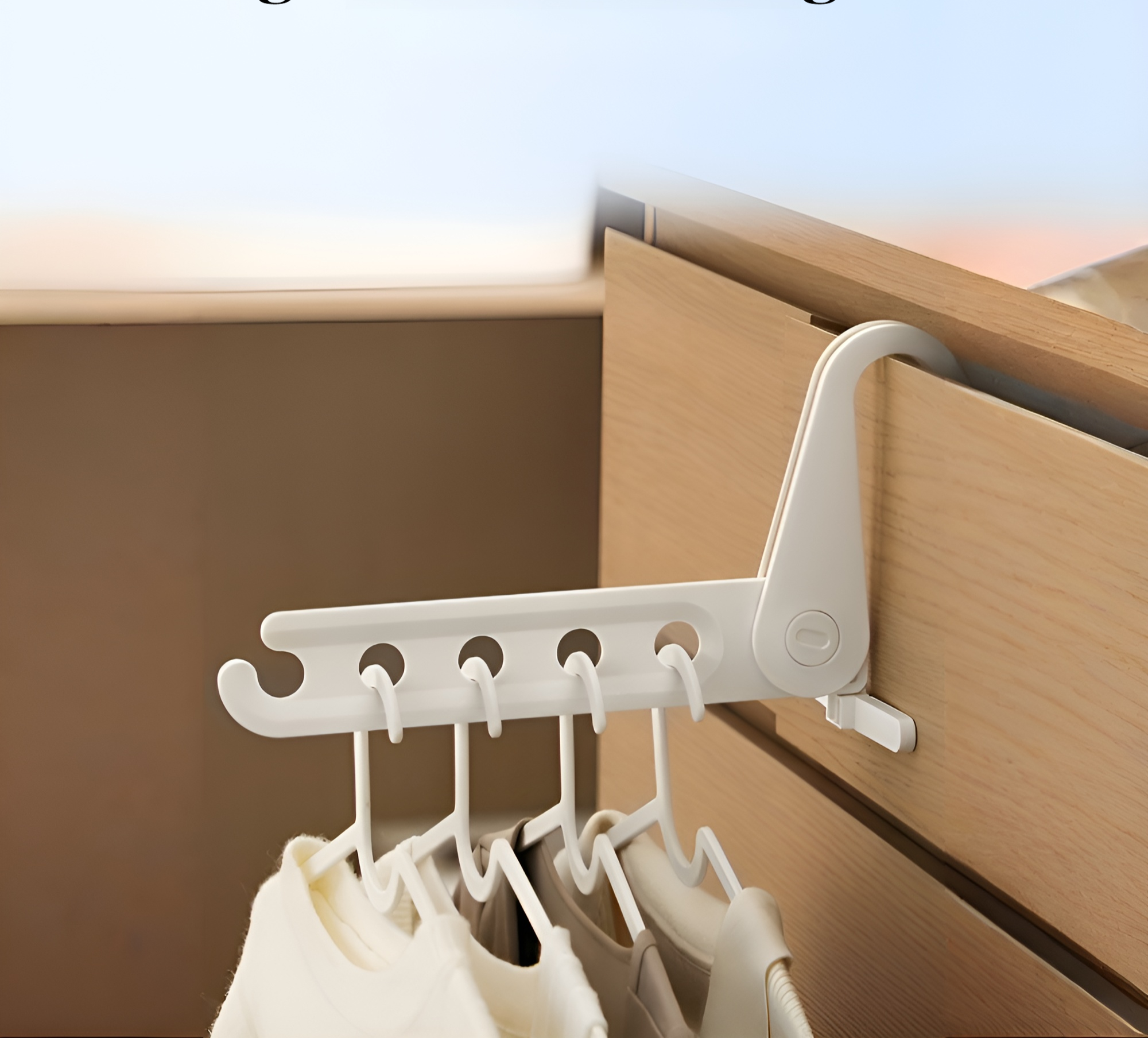 Faltbarer Reise-Kleiderbügel, Haushalts-Kleiderbügel, tragbarer Reise-/Hotel-Multifunktions-Kleiderb