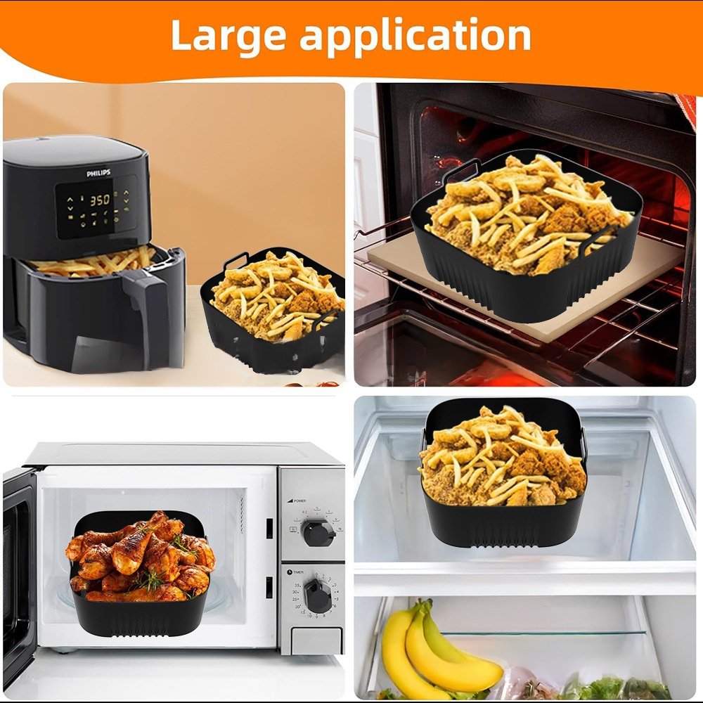 Bandeja de silicona para freidora de aire