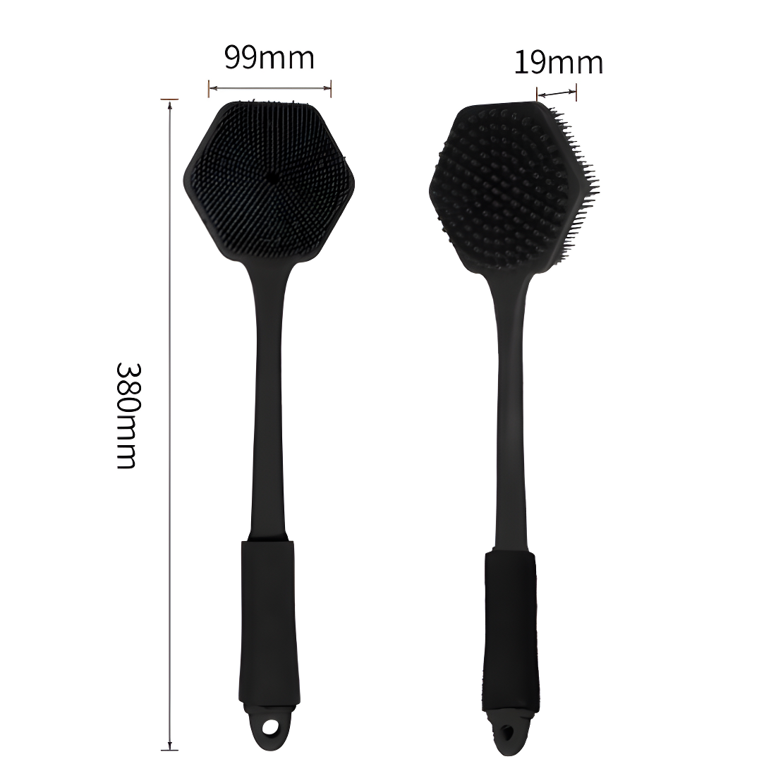 家庭用バスルームで使える両面ブラシ